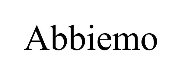 Trademark Logo ABBIEMO