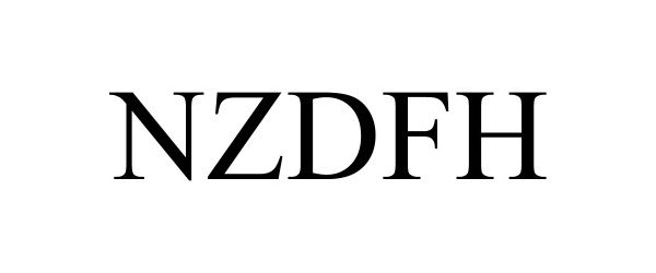 Trademark Logo NZDFH