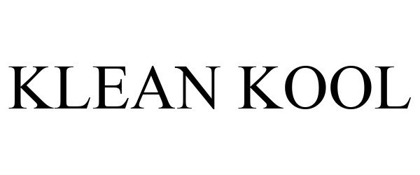 Trademark Logo KLEAN KOOL