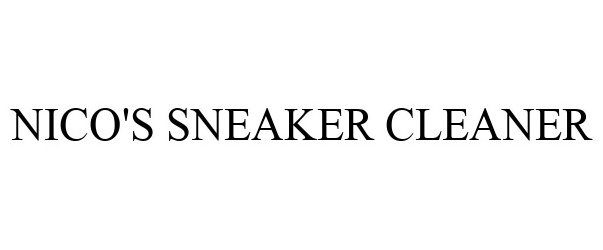 Trademark Logo NICO'S SNEAKER CLEANER