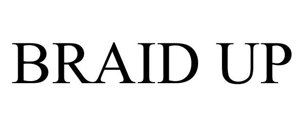 Trademark Logo BRAID UP
