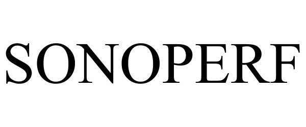 Trademark Logo SONOPERF