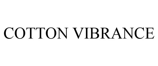 Trademark Logo COTTON VIBRANCE