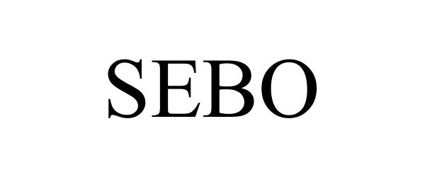 Trademark Logo SEBO