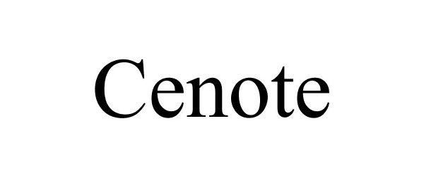 Trademark Logo CENOTE