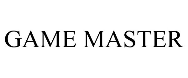 Trademark Logo GAME MASTER