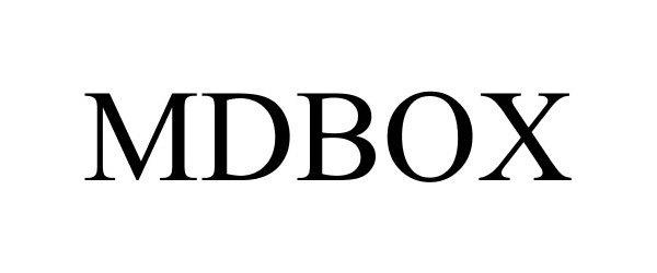 Trademark Logo MDBOX