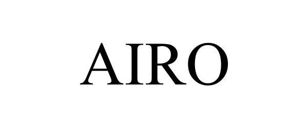 Trademark Logo AIRO