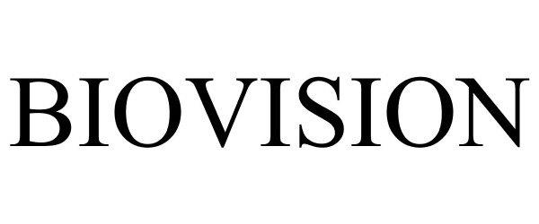 Trademark Logo BIOVISION