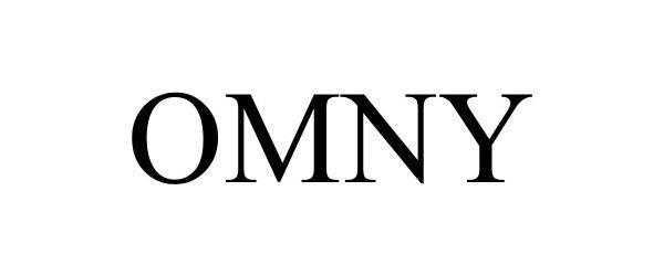 Trademark Logo OMNY