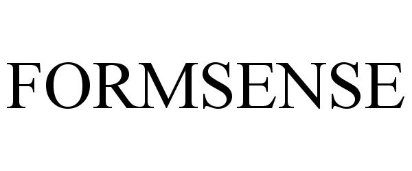 Trademark Logo FORMSENSE