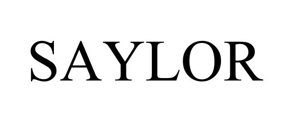 Trademark Logo SAYLOR