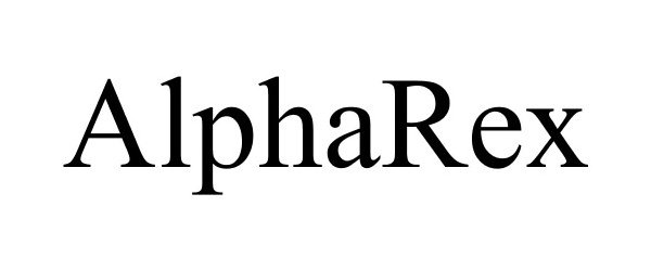 Trademark Logo ALPHAREX
