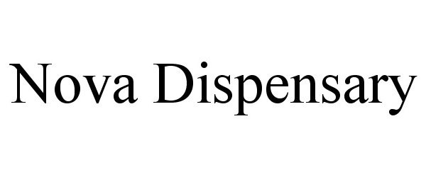 Trademark Logo NOVA DISPENSARY