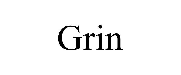Trademark Logo GRIN