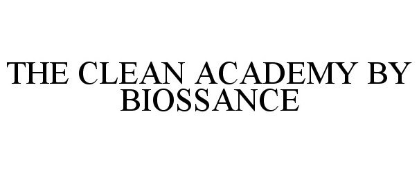 THE CLEAN ACADEMY BY BIOSSANCE