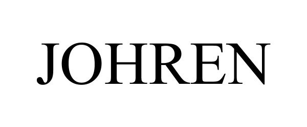 Trademark Logo JOHREN