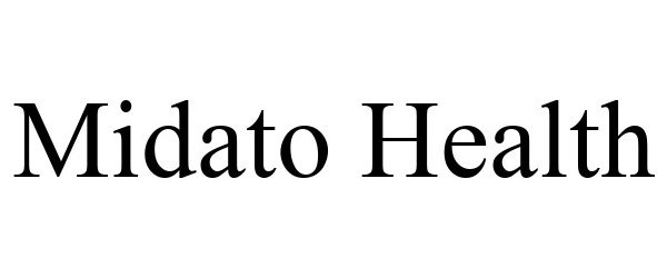 Trademark Logo MIDATO HEALTH