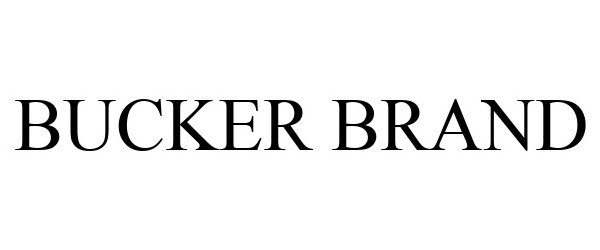  BUCKER BRAND