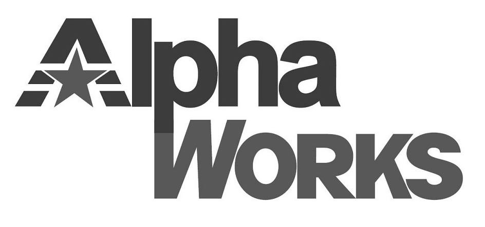 Trademark Logo ALPHAWORKS