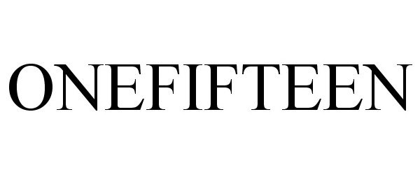 Trademark Logo ONEFIFTEEN
