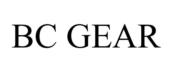 Trademark Logo BC GEAR