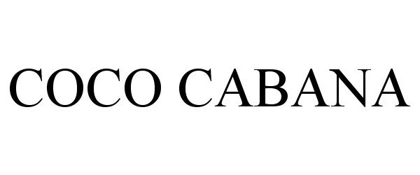 Trademark Logo COCO CABANA