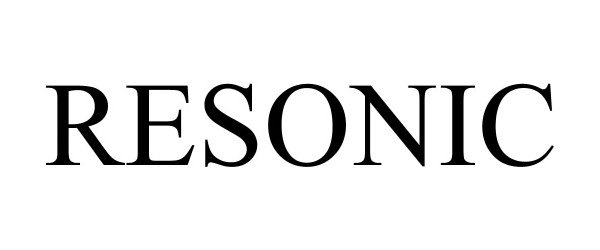 Trademark Logo RESONIC