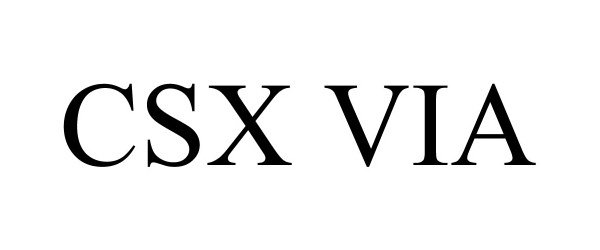 Trademark Logo CSX VIA