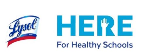 Trademark Logo LYSOL BRAND HERE FOR HEALTHY SCHOOLS