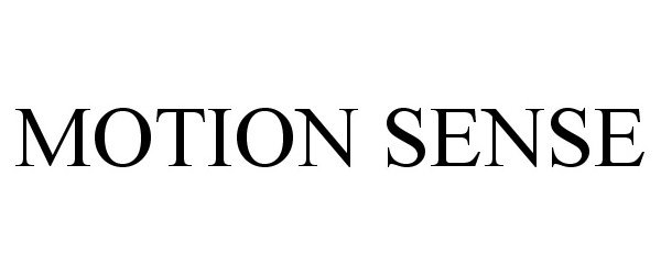Trademark Logo MOTION SENSE
