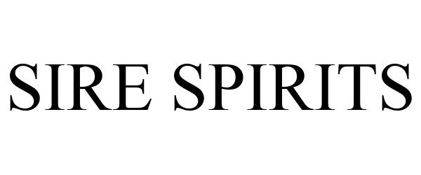 Trademark Logo SIRE SPIRITS