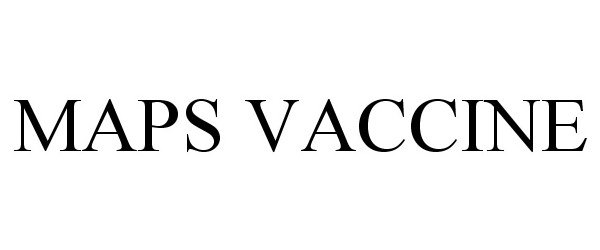 Trademark Logo MAPS VACCINE