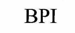 Trademark Logo BPI