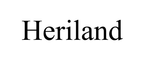 Trademark Logo HERILAND