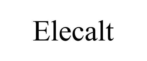 Trademark Logo ELECALT