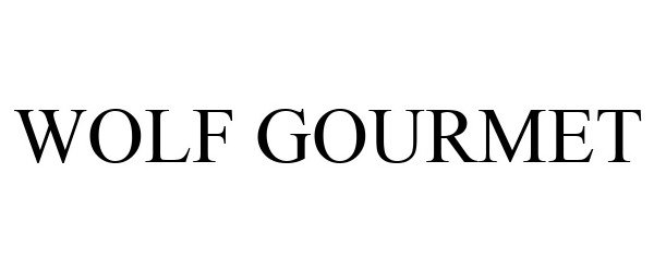 Trademark Logo WOLF GOURMET