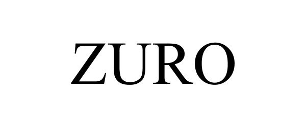 Trademark Logo ZURO