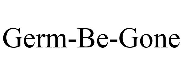 Trademark Logo GERM-BE-GONE