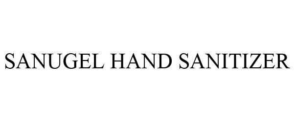 SANUGEL HAND SANITIZER