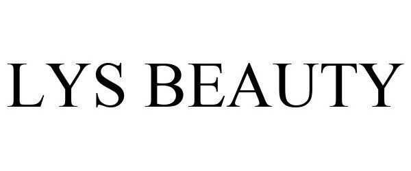 Trademark Logo LYS BEAUTY
