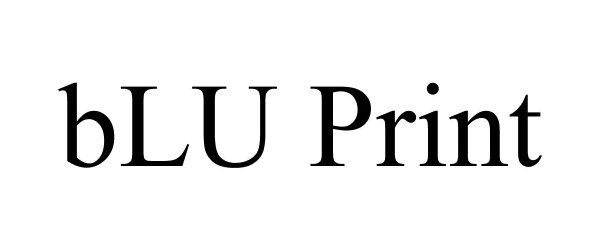 Trademark Logo BLU PRINT