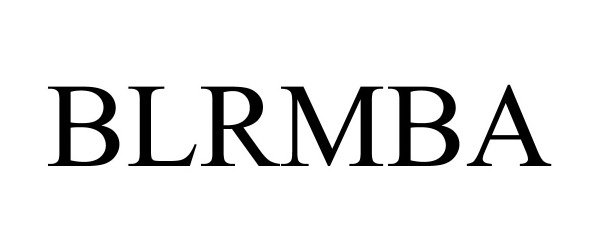 Trademark Logo BLRMBA