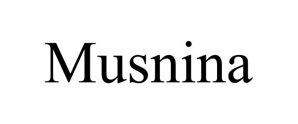 Trademark Logo MUSNINA