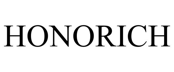 Trademark Logo HONORICH