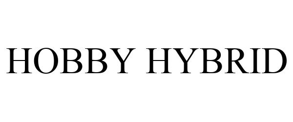  HOBBY HYBRID