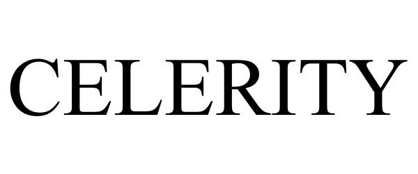 Trademark Logo CELERITY