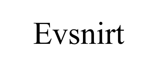 Trademark Logo EVSNIRT