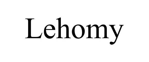 Trademark Logo LEHOMY