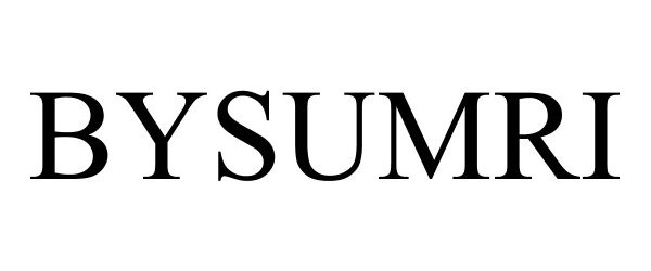 Trademark Logo BYSUMRI